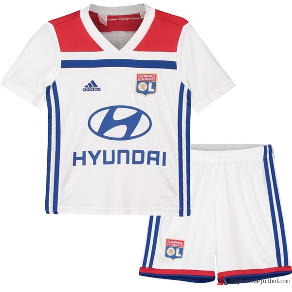 Camiseta Lyon Primera equipación Niños 2018-2019 Blanco